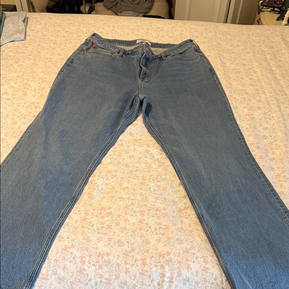 Abercrombie & Fitch Medium Blue Flare Jeans